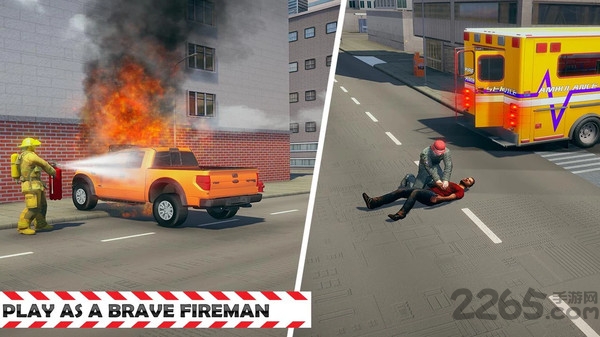 城市消防车救援模拟手机版