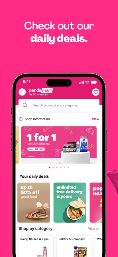 空腹熊猫foodpanda外卖app