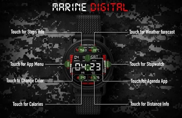 marine2军事自定义表盘app