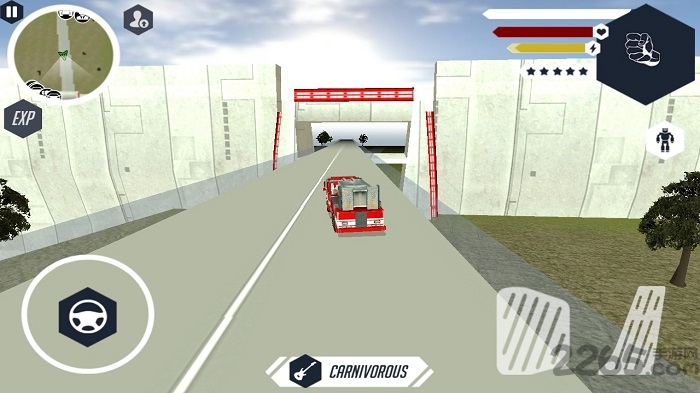 消防车机器人英雄游戏