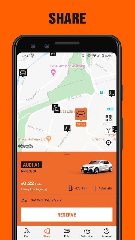 sixt租车app