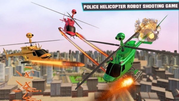 警车改造机器人游戏