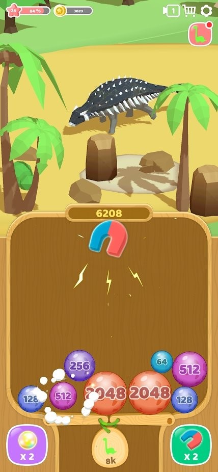 恐龙2048合成侏罗纪世界