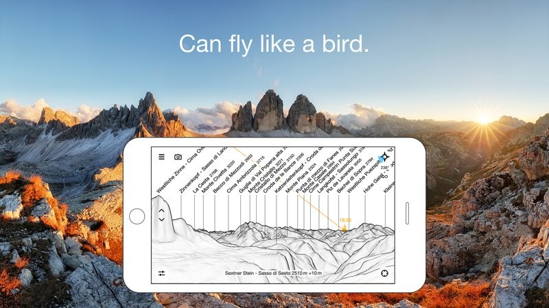 peakfinder离线地图软件
