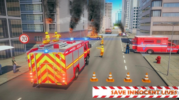 城市消防车救援模拟手机版