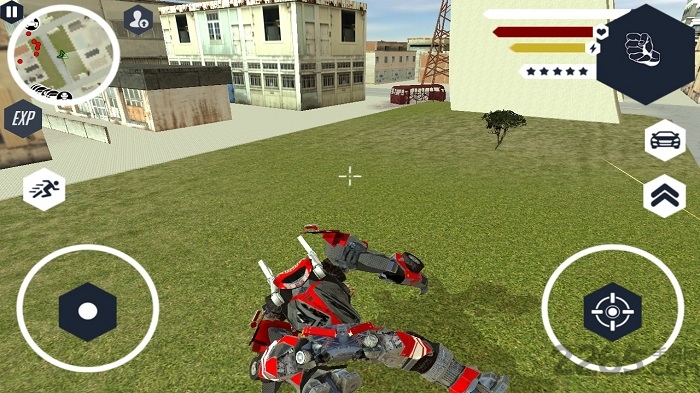 消防车机器人英雄游戏