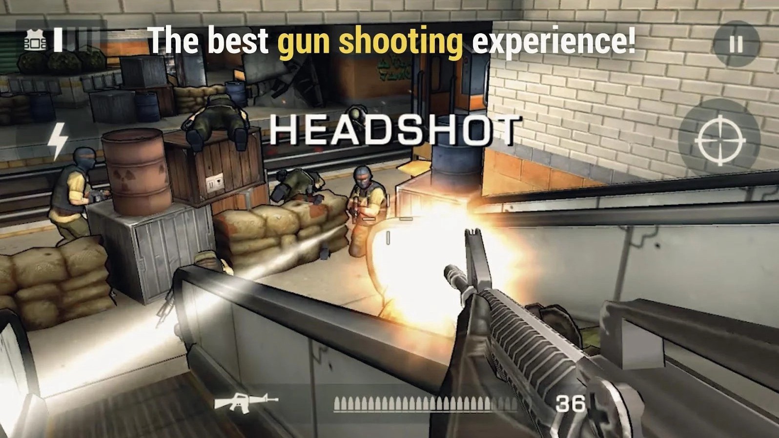 枪狙击手反恐战争无限金币版(gun)