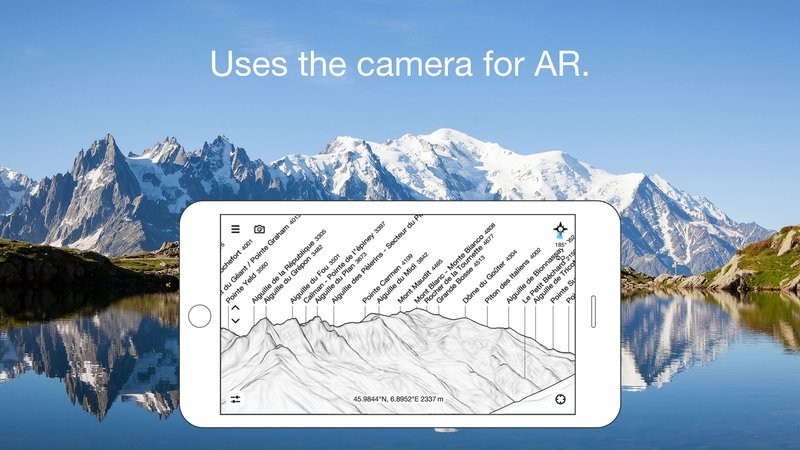 peakfinder离线地图软件