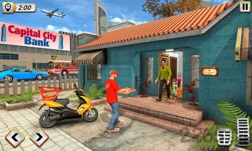 披萨送货员驾驶模拟器游戏