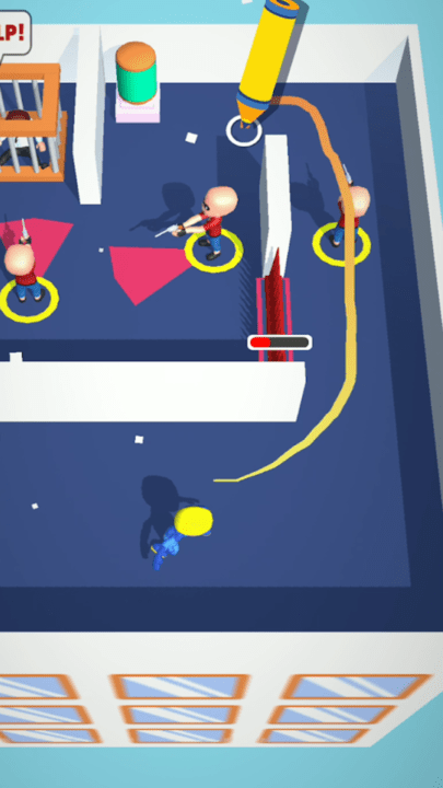 画线格斗小游戏