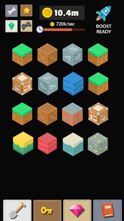 我的合并方块世界游戏