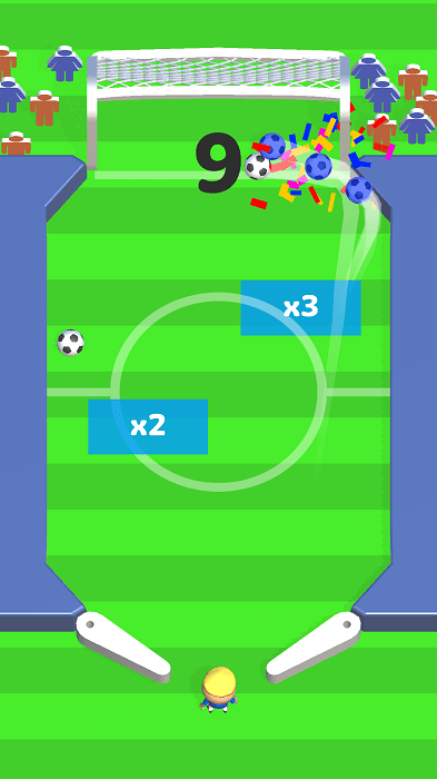 弹球射门游戏(bounce & kick)