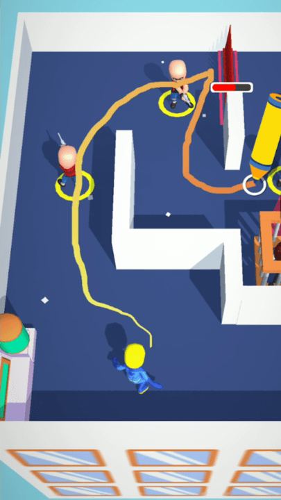 画线格斗小游戏