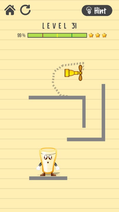 画线填满玻璃游戏