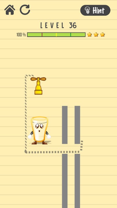 画线填满玻璃游戏