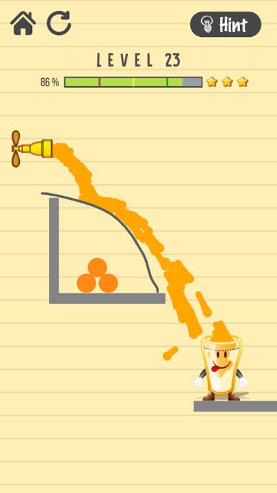 画线填满玻璃游戏