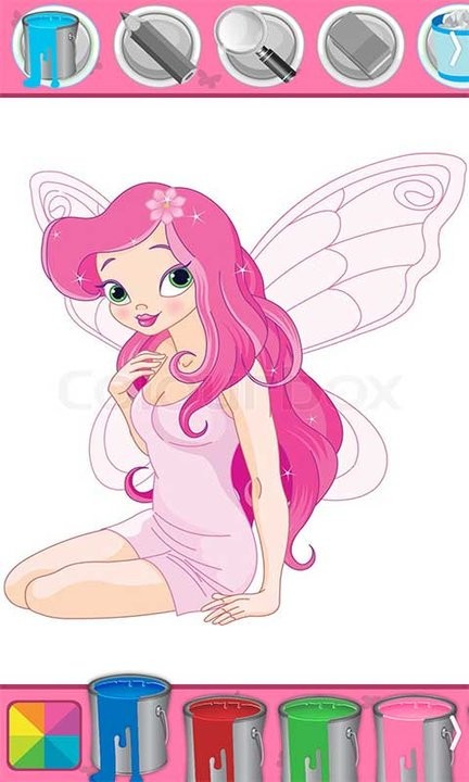 精灵公主爱画画游戏