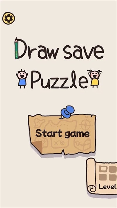 画线救救小人手机版(draw save puzzle)