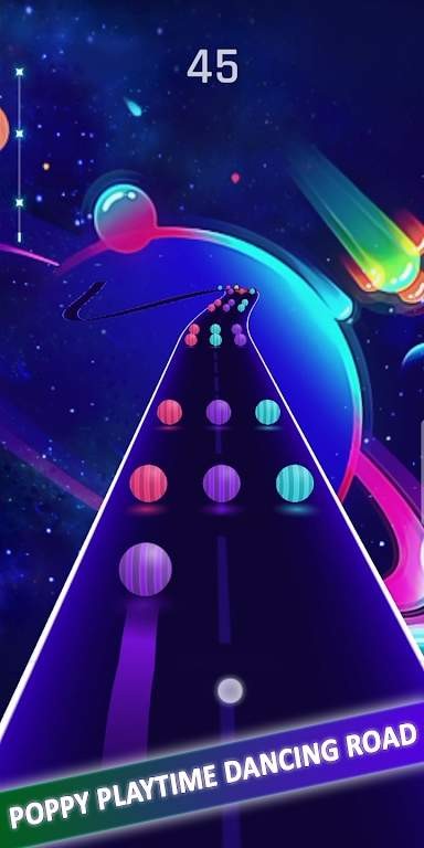快乐滑球跑酷游戏(poppy playtime dancing ball color)