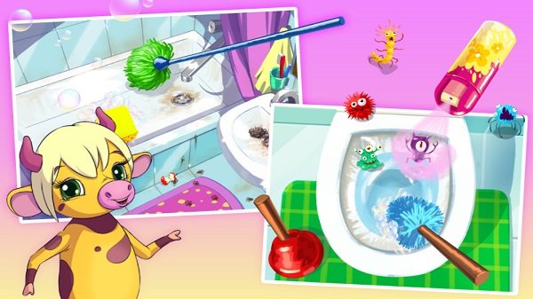 儿童清洁工游戏