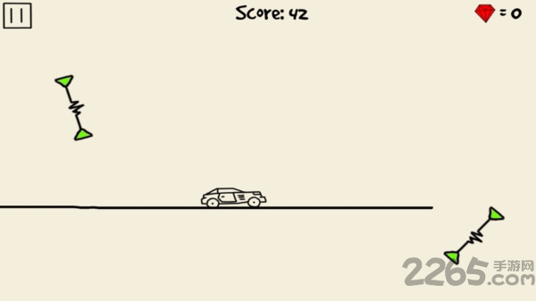 卡通画线汽车游戏