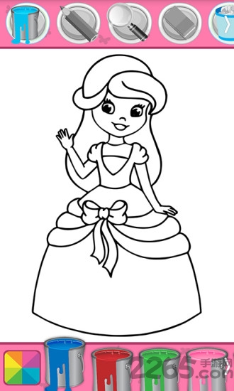 小公主莉比爱画画