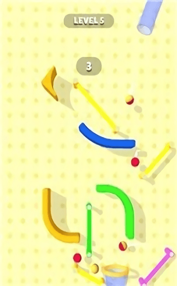 橡皮筋弹球小游戏