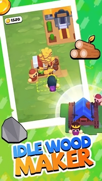 闲置木匠游戏(Idle Wood Maker)