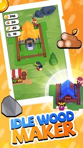 闲置木匠游戏(Idle Wood Maker)
