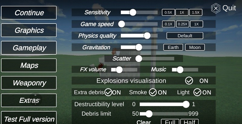 物理爆破模拟器中文版(destroyer mobile)