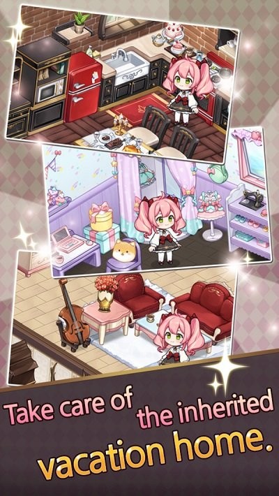 贵族女孩装饰度假小屋游戏