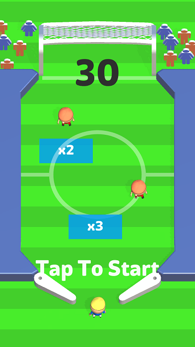 弹球射门游戏(bounce & kick)