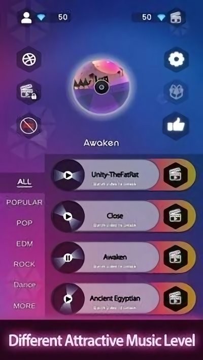 魔术砖跳3d最新版(magic tiles hop forever edm rush)