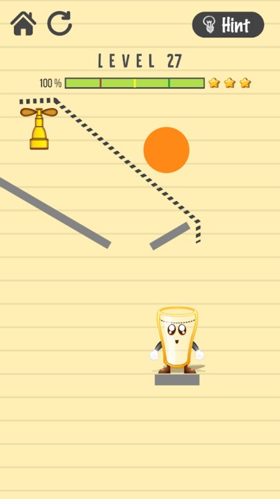 画线填满玻璃游戏