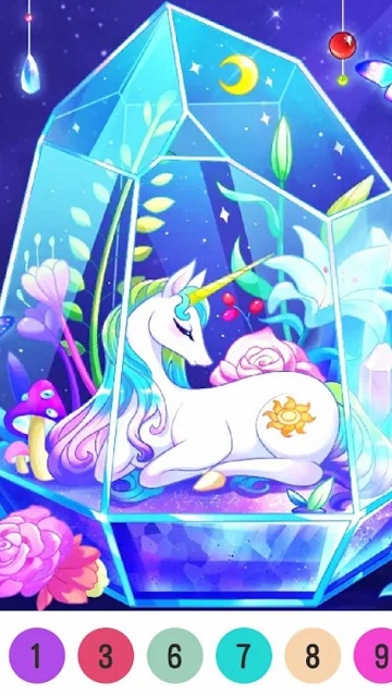 按数字着色填色游戏(Coloring by Number)