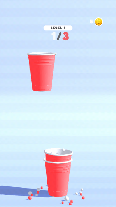 纸杯叠叠乐小游戏(cup stacks)