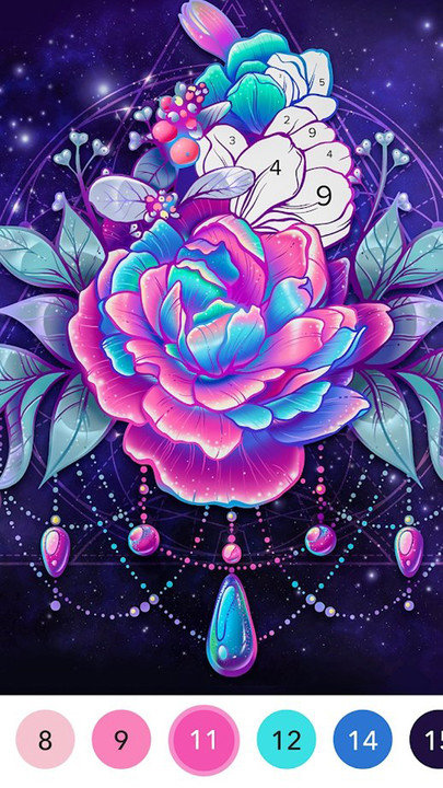 数字填色乐趣涂游戏