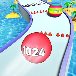 去球跑20483d游戏(going ball run 2048 3d)