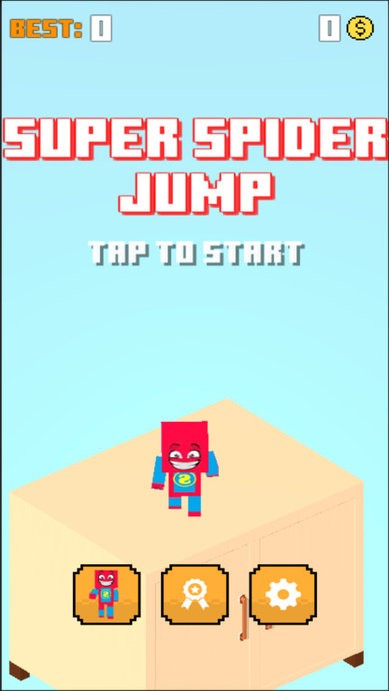 方块蜘蛛侠跳跳乐手游