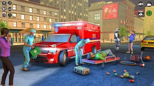 医院救护车司机手机版(hospital ambulance driver game)