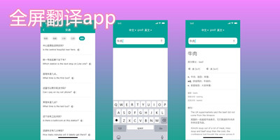 全屏翻译app