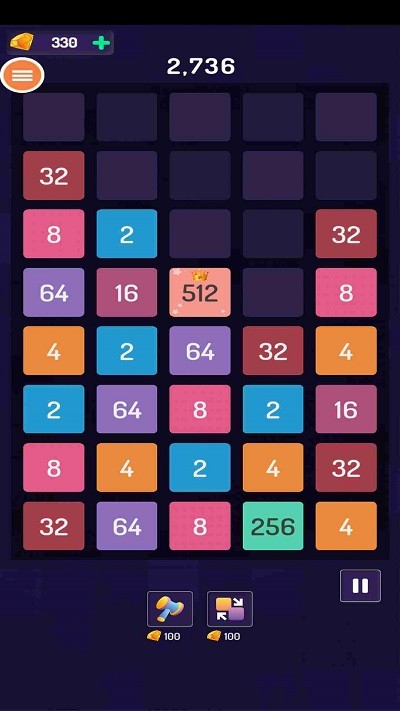 按数字颜色游戏