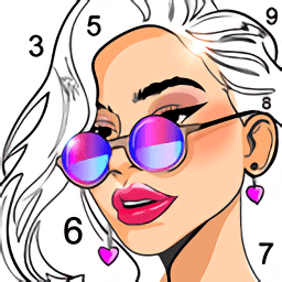 数字填色秘密花园涂色游戏