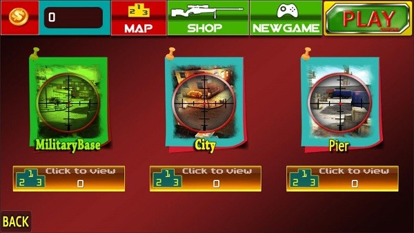 狙击手射击战争3d手机版