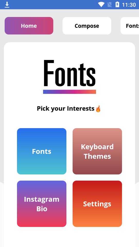 时尚文字花式字体(Fonts for Instagram)