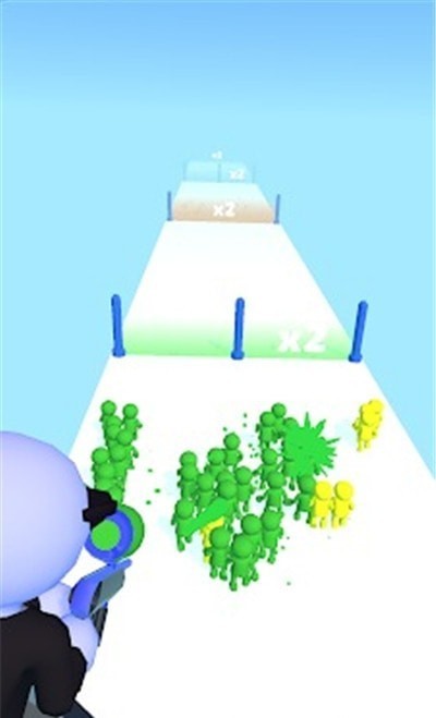 直升机彩弹射击游戏(color count)