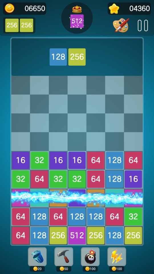 数字大合成游戏