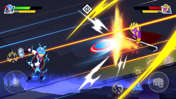 火柴人战斗狂暴游戏