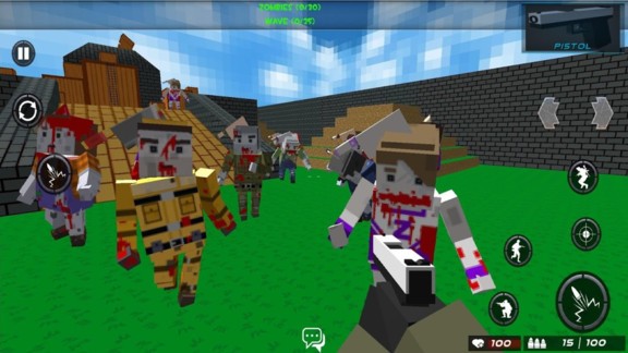 战斗方块竞技场游戏