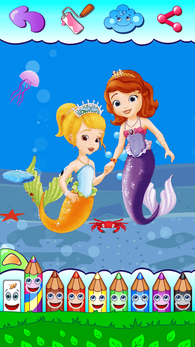人鱼公主爱画游戏 人鱼公主爱画最新版下载